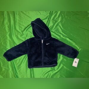 New Nike Dark Blue Fleece Jacket 24 Months